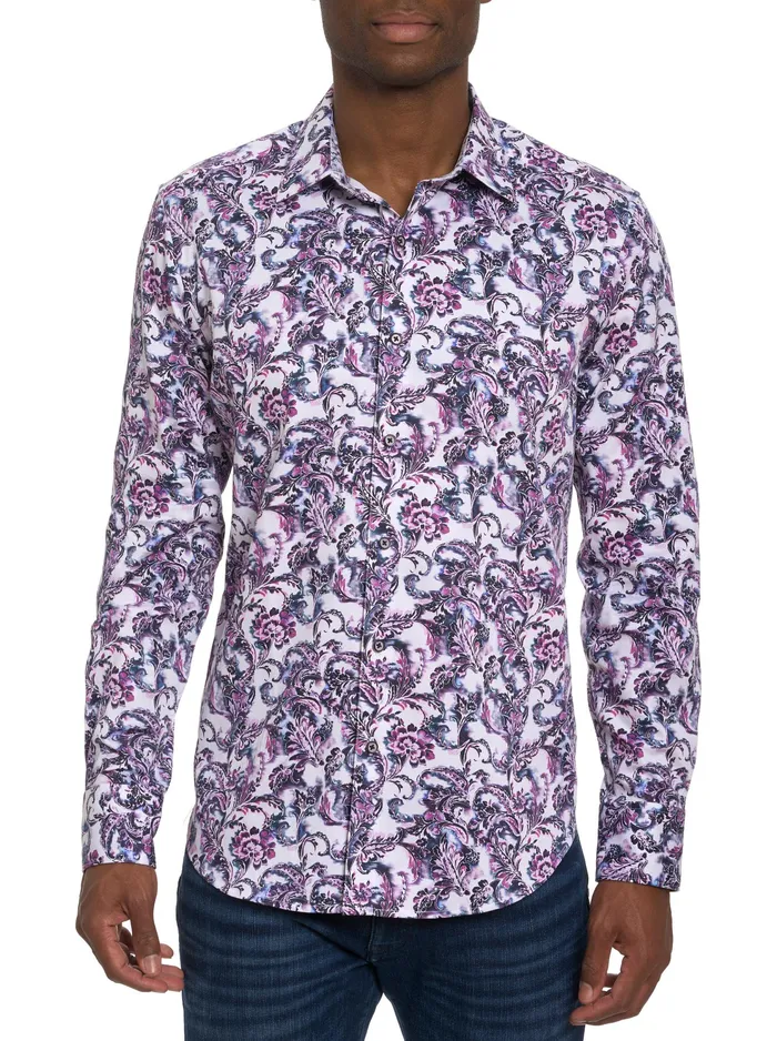 Robert Graham Long Sleeve Button Down Shirts Men CICCIO LONG SLEEVE BUTTON DOWN SHIRT BIG Wine Robert Graham Long Sleeve Button Down Shirts Men CICCIO LONG SLEEVE BUTTON DOWN SHIRT BIG Wine