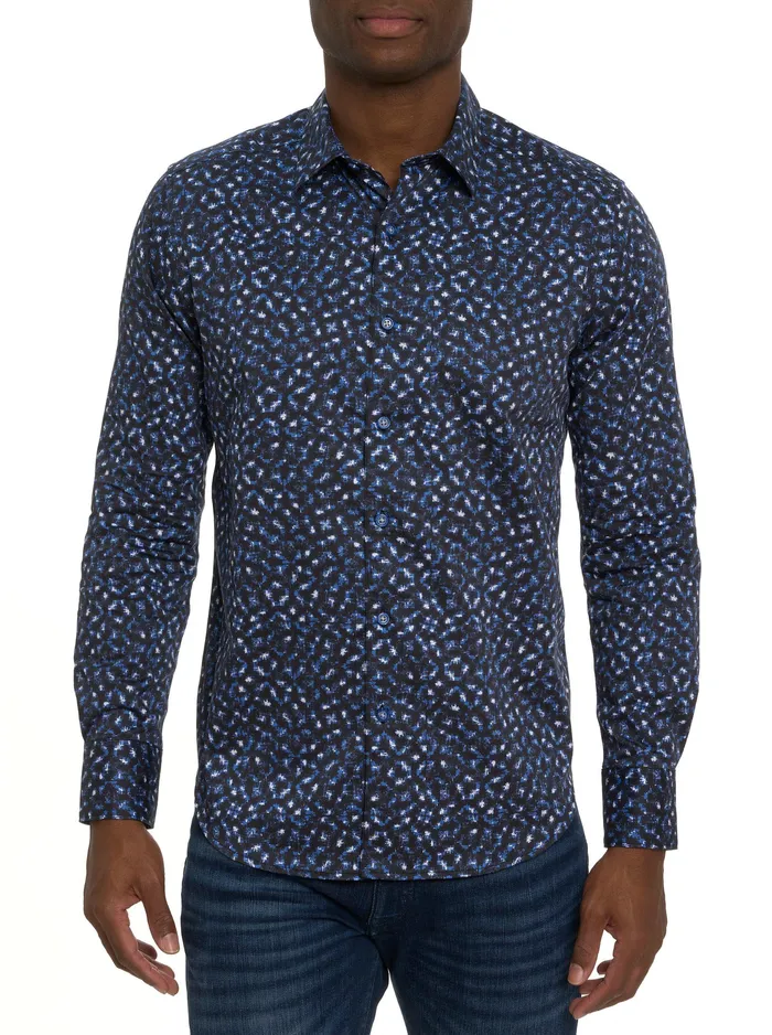 Robert Graham Long Sleeve Button Down Shirts Men CLIFTON LONG SLEEVE BUTTON DOWN SHIRT Blue Robert Graham Long Sleeve Button Down Shirts Men CLIFTON LONG SLEEVE BUTTON DOWN SHIRT Blue