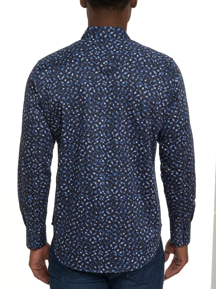 Robert Graham Long Sleeve Button Down Shirts Men CLIFTON LONG SLEEVE BUTTON DOWN SHIRT Blue
