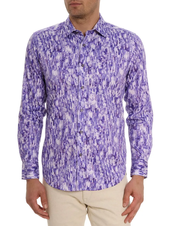Robert Graham Long Sleeve Button Down Shirts Men DEMERI LONG SLEEVE BUTTON DOWN SHIRT Purple Robert Graham Long Sleeve Button Down Shirts Men DEMERI LONG SLEEVE BUTTON DOWN SHIRT Purple