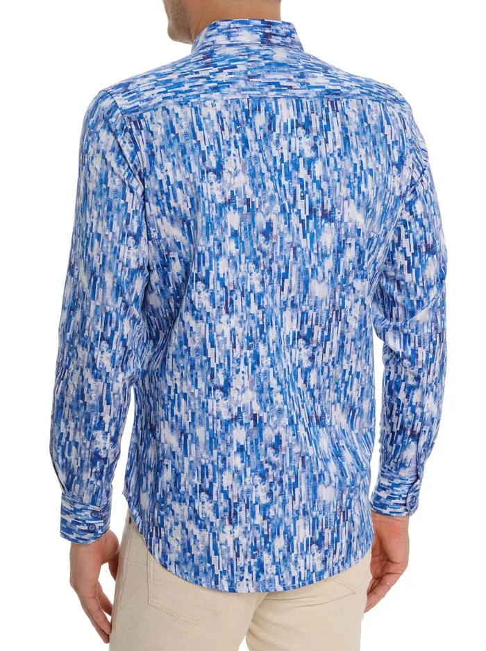 Robert Graham Long Sleeve Button Down Shirts Men DEMERI LONG SLEEVE BUTTON DOWN SHIRT Purple