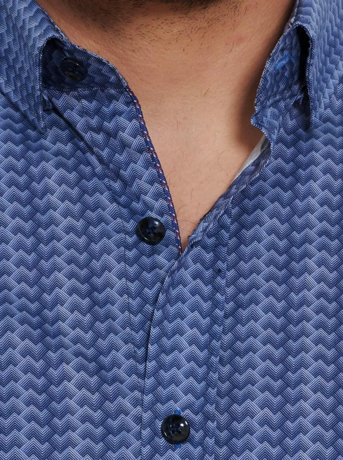 Robert Graham Long Sleeve Button Down Shirts Men DOMENIC LONG SLEEVE BUTTON DOWN SHIRT Navy
