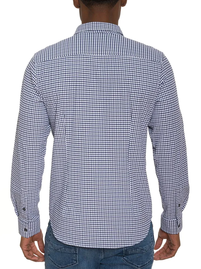 Robert Graham Long Sleeve Button Down Shirts Men FANTONI MOTION LONG SLEEVE BUTTON DOWN SHIRT Blue