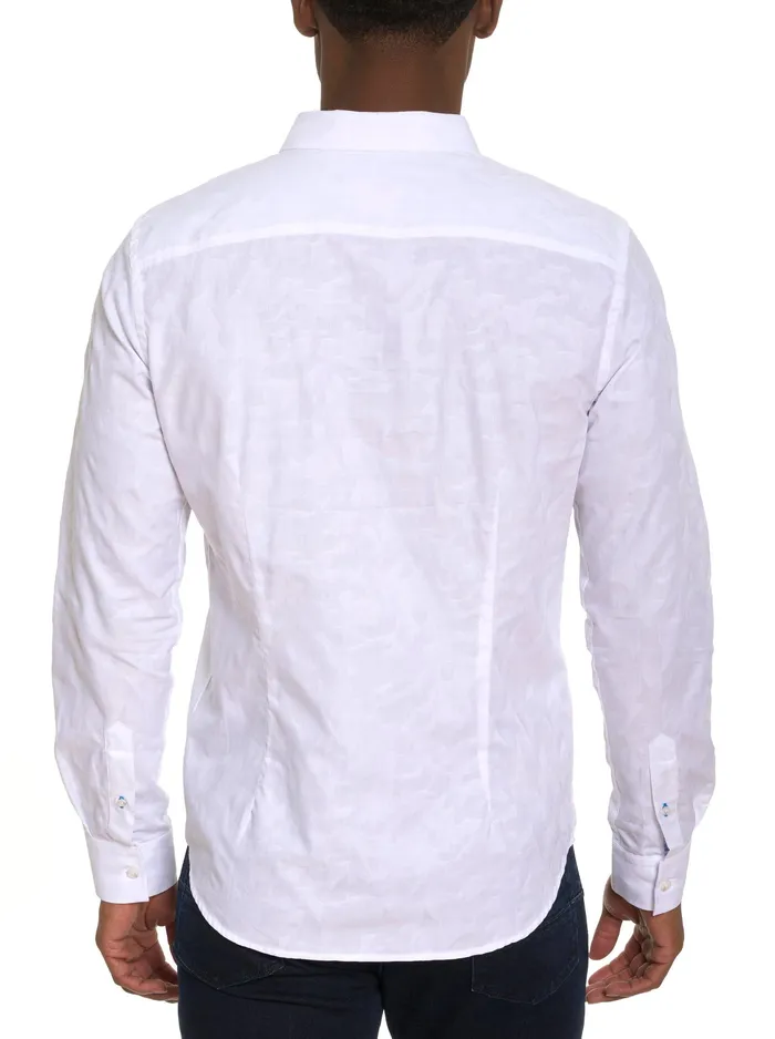 Robert Graham Long Sleeve Button Down Shirts Men KAMAL LONG SLEEVE BUTTON DOWN SHIRT White
