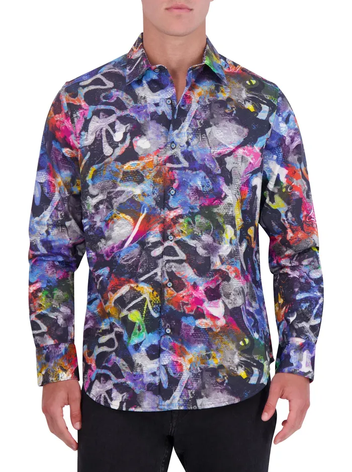 Robert Graham Long Sleeve Button Down Shirts Men LAWTON LONG SLEEVE BUTTON DOWN SHIRT Multi Robert Graham Long Sleeve Button Down Shirts Men LAWTON LONG SLEEVE BUTTON DOWN SHIRT Multi