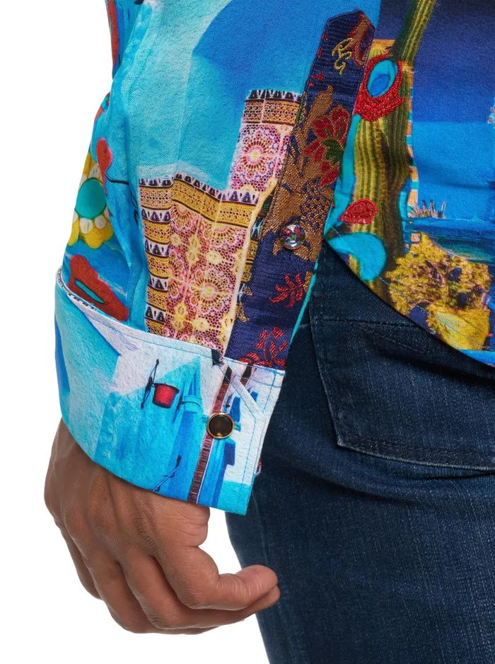 Robert Graham Long Sleeve Button Down Shirts Men LIMITED EDITION EARLY039S ELEGANCE LONG SLEEVE BUTTON DOWN SHIRT Multi