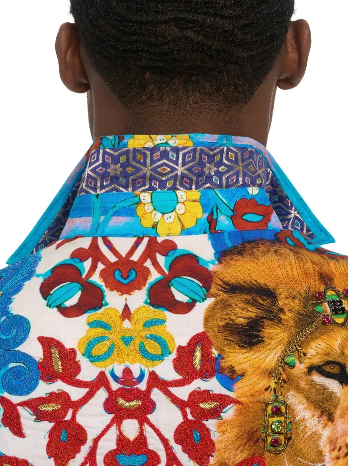 Robert Graham Long Sleeve Button Down Shirts Men LIMITED EDITION EARLY039S ELEGANCE LONG SLEEVE BUTTON DOWN SHIRT Multi