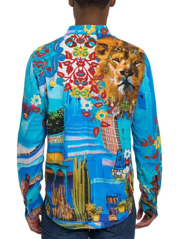 Robert Graham Long Sleeve Button Down Shirts Men LIMITED EDITION EARLY039S ELEGANCE LONG SLEEVE BUTTON DOWN SHIRT Multi