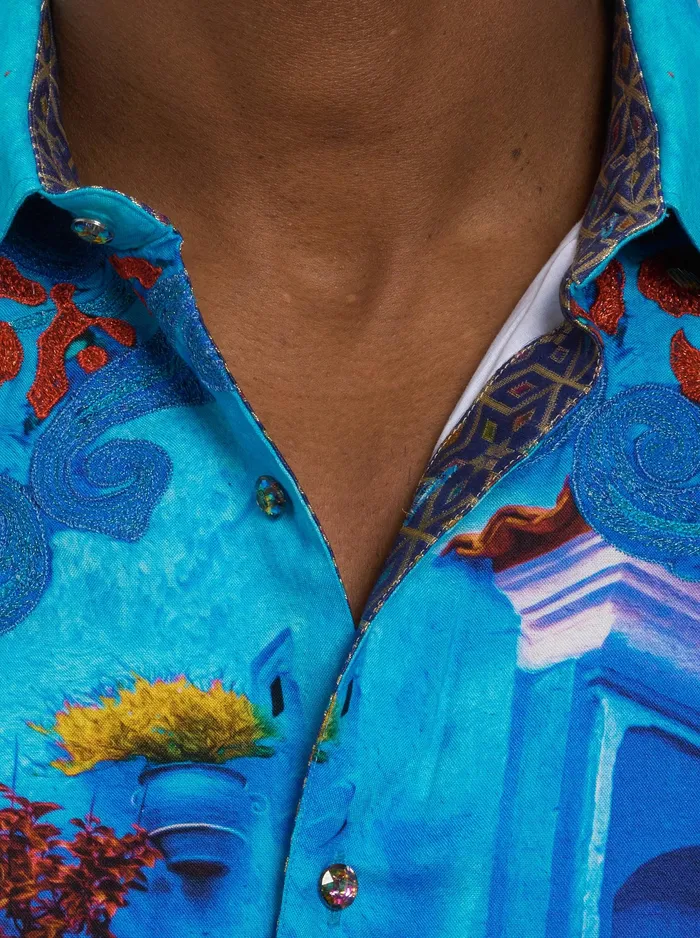 Robert Graham Long Sleeve Button Down Shirts Men LIMITED EDITION EARLY039S ELEGANCE LONG SLEEVE BUTTON DOWN SHIRT Multi