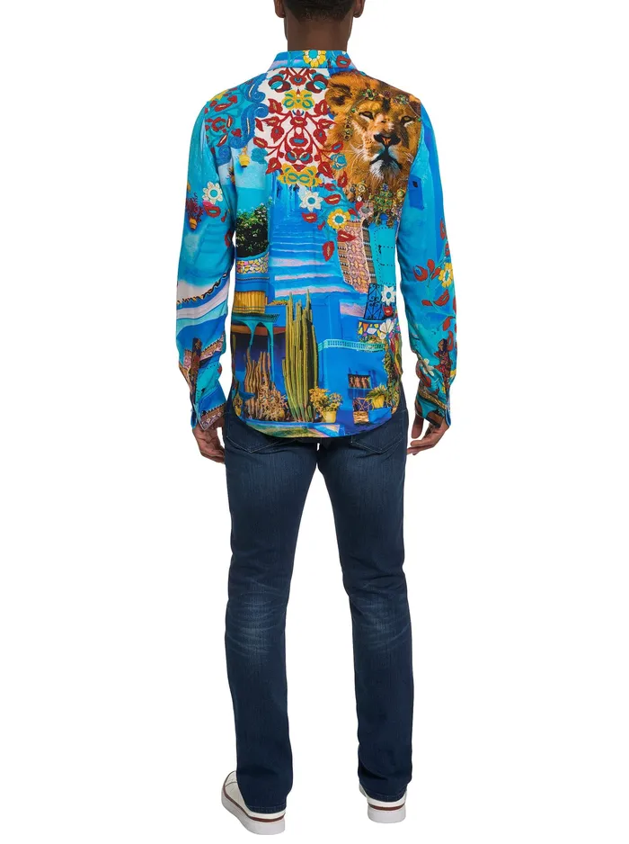 Robert Graham Long Sleeve Button Down Shirts Men LIMITED EDITION EARLY039S ELEGANCE LONG SLEEVE BUTTON DOWN SHIRT Multi