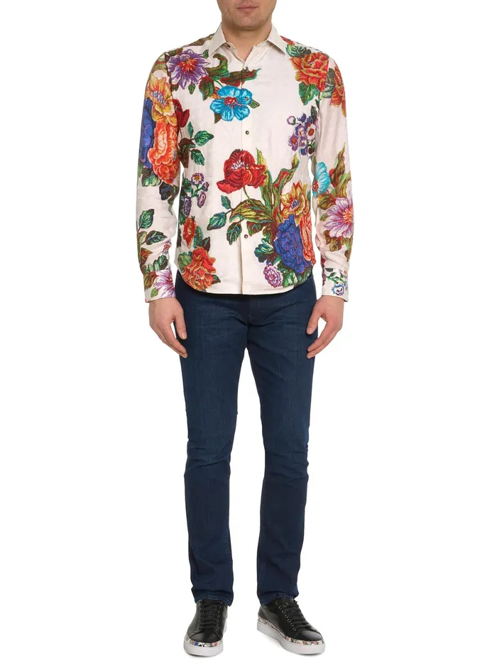 Robert Graham Long Sleeve Button Down Shirts Men LIMITED EDITION FRAMEWORTHY LONG SLEEVE BUTTON DOWN SHIRT Multi