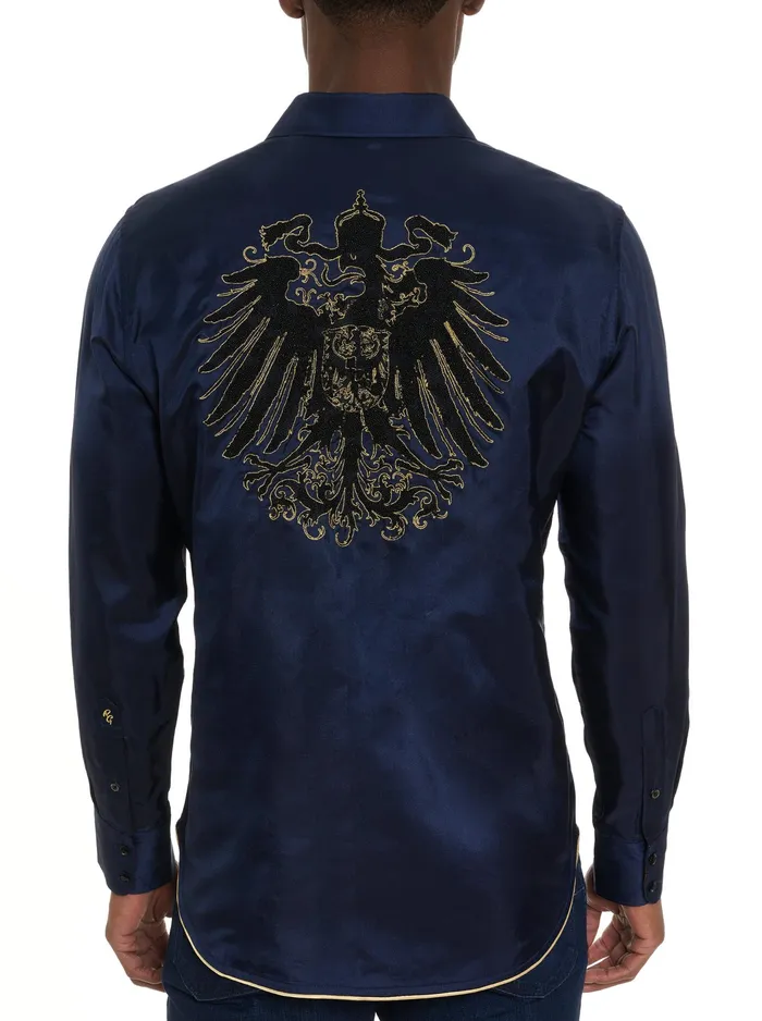 Robert Graham Long Sleeve Button Down Shirts Men LIMITED EDITION THE GOLDEN CREST LONG SLEEVE BUTTON DOWN SHIRT Multi Robert Graham Long Sleeve Button Down Shirts Men LIMITED EDITION THE GOLDEN CREST LONG SLEEVE BUTTON DOWN SHIRT Multi