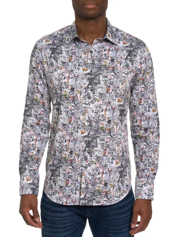 Robert Graham Long Sleeve Button Down Shirts Men MEDIEVAL TIMES LONG SLEEVE BUTTON DOWN SHIRT Multi Robert Graham Long Sleeve Button Down Shirts Men MEDIEVAL TIMES LONG SLEEVE BUTTON DOWN SHIRT Multi