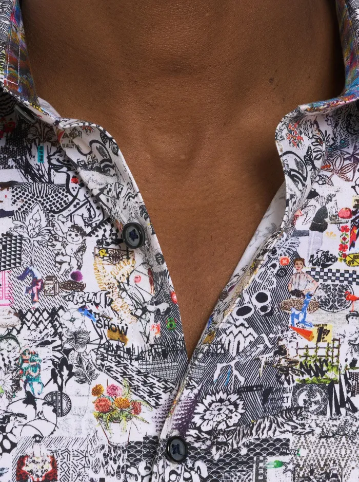 Robert Graham Long Sleeve Button Down Shirts Men MEDIEVAL TIMES LONG SLEEVE BUTTON DOWN SHIRT Multi
