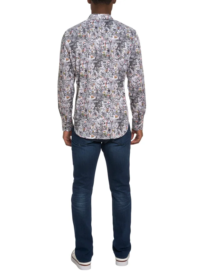 Robert Graham Long Sleeve Button Down Shirts Men MEDIEVAL TIMES LONG SLEEVE BUTTON DOWN SHIRT Multi