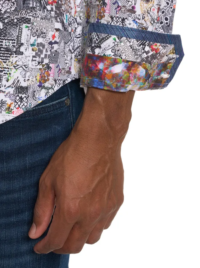 Robert Graham Long Sleeve Button Down Shirts Men MEDIEVAL TIMES LONG SLEEVE BUTTON DOWN SHIRT Multi
