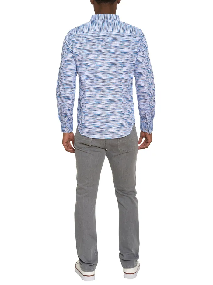 Robert Graham Long Sleeve Button Down Shirts Men MORETTI LONG SLEEVE BUTTON DOWN SHIRT Blue