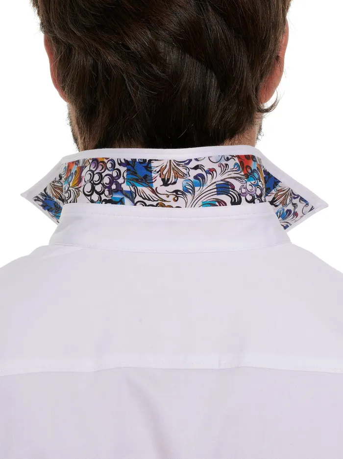 Robert Graham Long Sleeve Button Down Shirts Men PINOT NOIR 2 LONG SLEEVE BUTTON DOWN SHIRT Classic