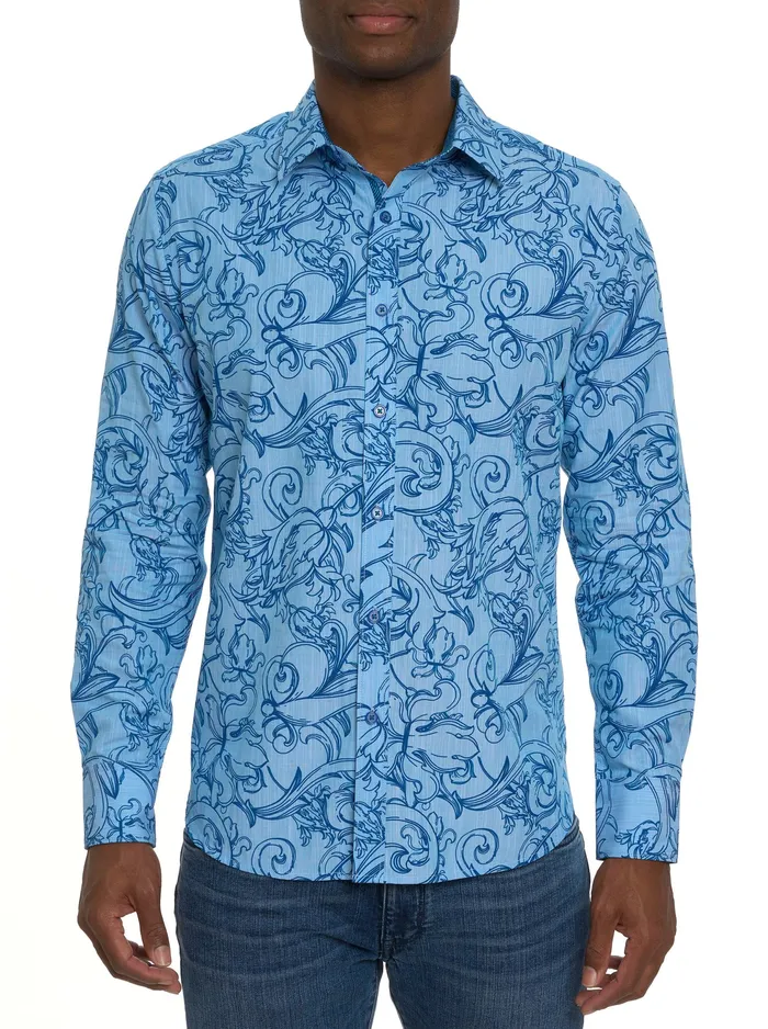 Robert Graham Long Sleeve Button Down Shirts Men ROYALTON LONG SLEEVE BUTTON DOWN SHIRT Classic