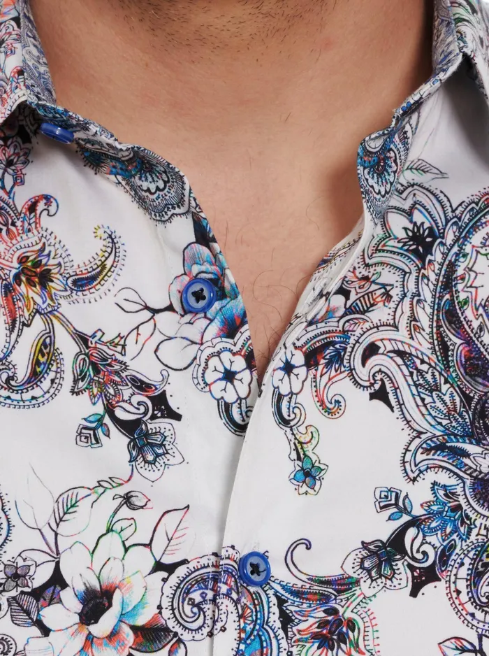 Robert Graham Long Sleeve Button Down Shirts Men SATURN LONG SLEEVE BUTTON DOWN SHIRT Multi