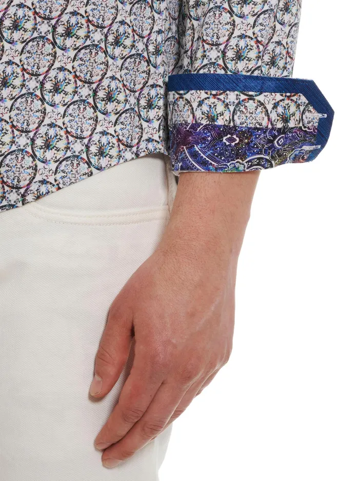 Robert Graham Long Sleeve Button Down Shirts Men SUNDIAL LONG SLEEVE BUTTON DOWN SHIRT Multi