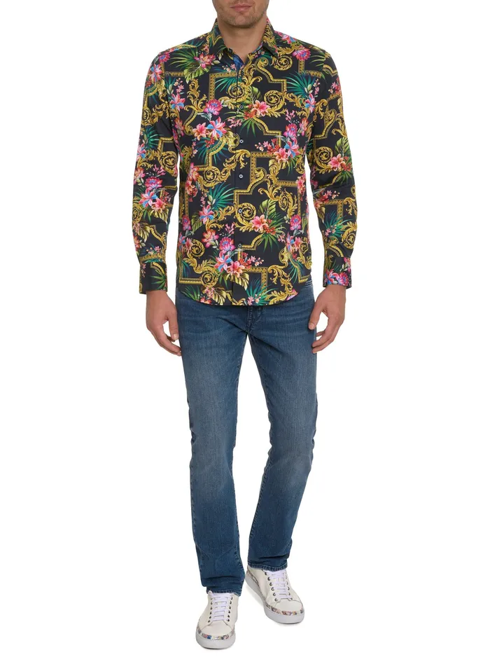 Robert Graham Long Sleeve Button Down Shirts Men THE JAMES LONG SLEEVE BUTTON DOWN SHIRT Multi