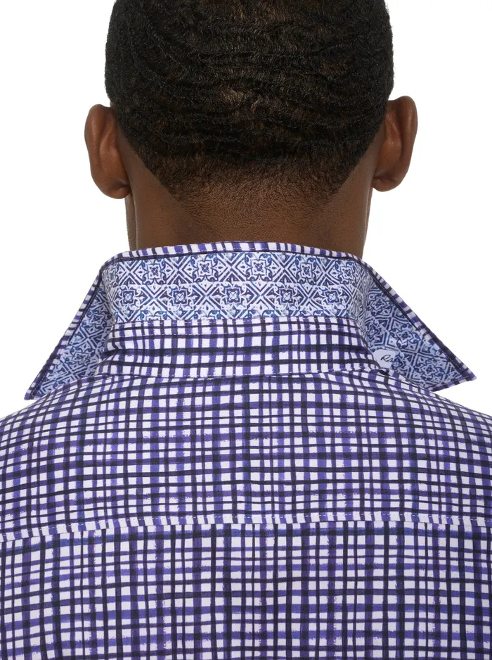 Robert Graham Long Sleeve Button Down Shirts Men TOPKIPI LONG SLEEVE BUTTON DOWN SHIRT Purple