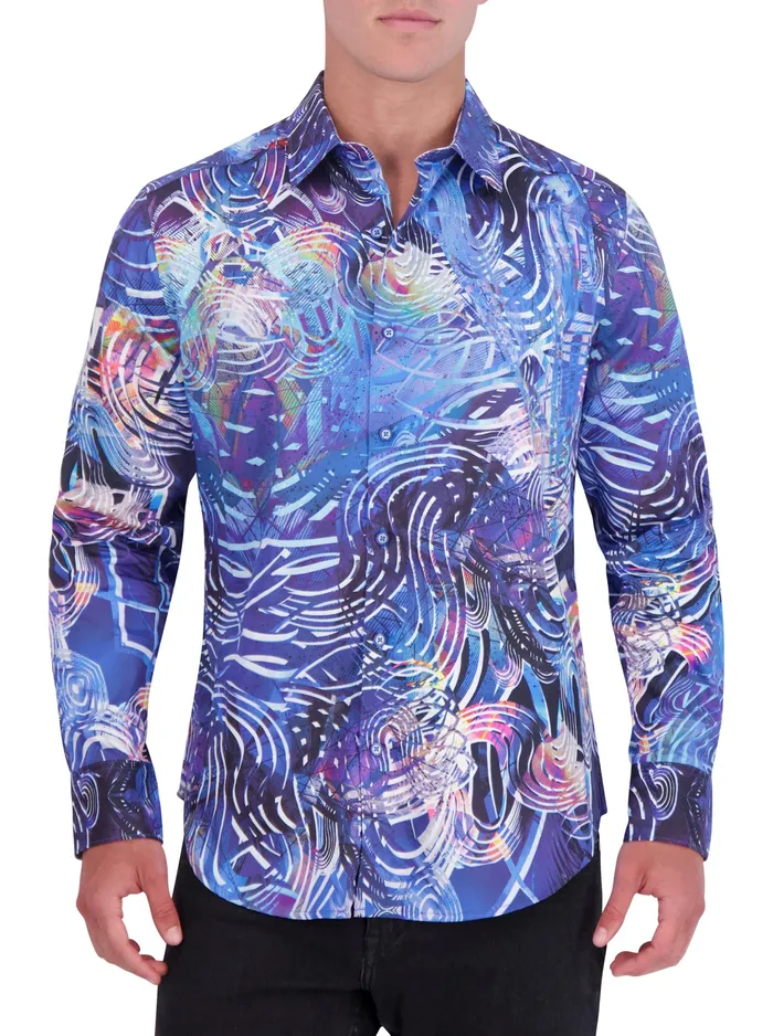 Robert Graham Long Sleeve Button Down Shirts Men TYSOR LONG SLEEVE BUTTON DOWN SHIRT Blue Robert Graham Long Sleeve Button Down Shirts Men TYSOR LONG SLEEVE BUTTON DOWN SHIRT Blue