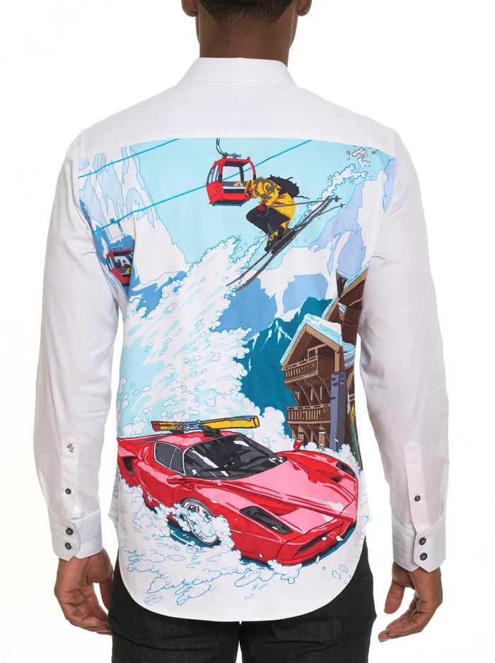 Robert Graham Long Sleeve Button Down Shirts Men WHAT A TRIP LONG SLEEVE BUTTON DOWN SHIRT White Robert Graham Long Sleeve Button Down Shirts Men WHAT A TRIP LONG SLEEVE BUTTON DOWN SHIRT White