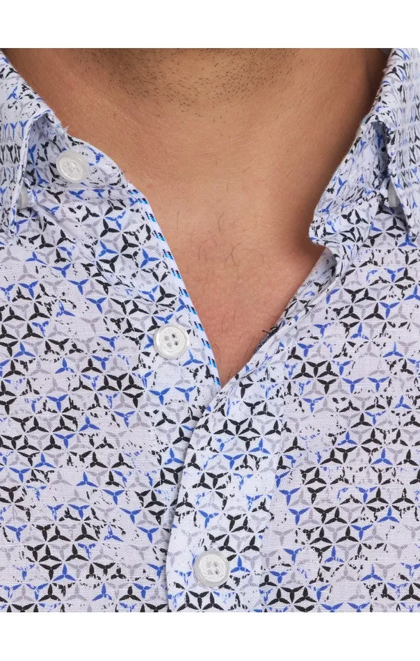 Robert Graham Long Sleeve Button Down Shirts Men WYNDHAM LONG SLEEVE BUTTON DOWN SHIRT Blue