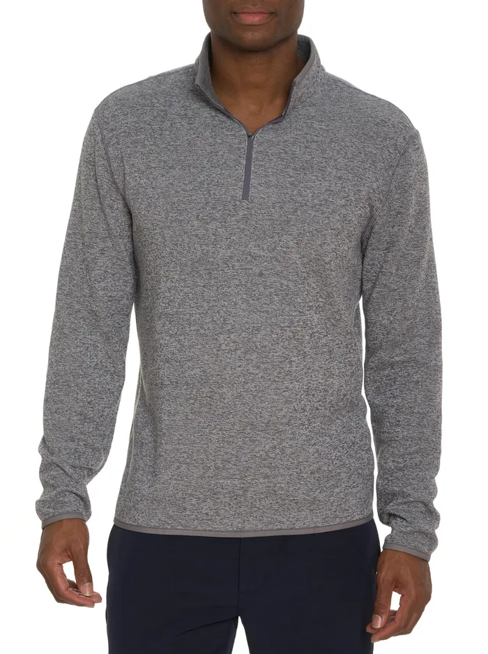 Robert Graham Long Sleeve Knits Men CARISO LONG SLEEVE KNIT Grey