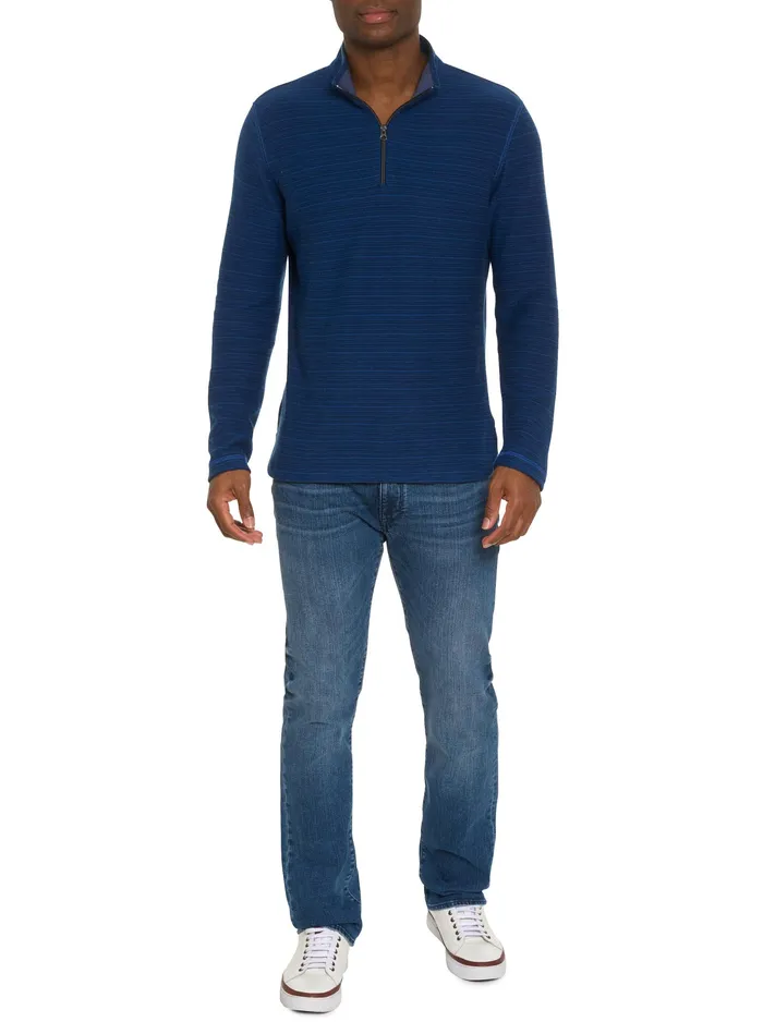 Robert Graham Long Sleeve Knits Men DESMOND LONG SLEEVE KNIT Navy
