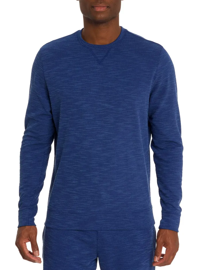 Robert Graham Long Sleeve Knits Men EMEILIO LONG SLEEVE KNIT Navy