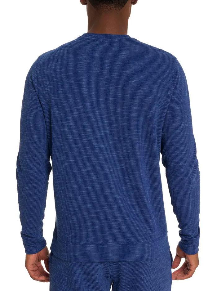 Robert Graham Long Sleeve Knits Men EMEILIO LONG SLEEVE KNIT Navy