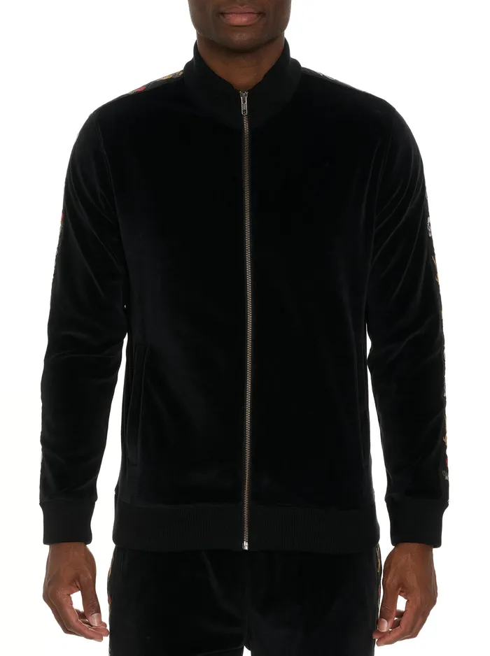 Robert Graham Long Sleeve Knits Men LANGEL LONG SLEEVE KNIT SHIRT Black