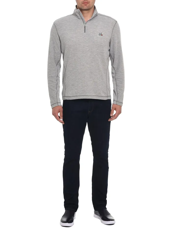 Robert Graham Long Sleeve Knits Men POLARIS LONG SLEEVE KNIT Heather Grey