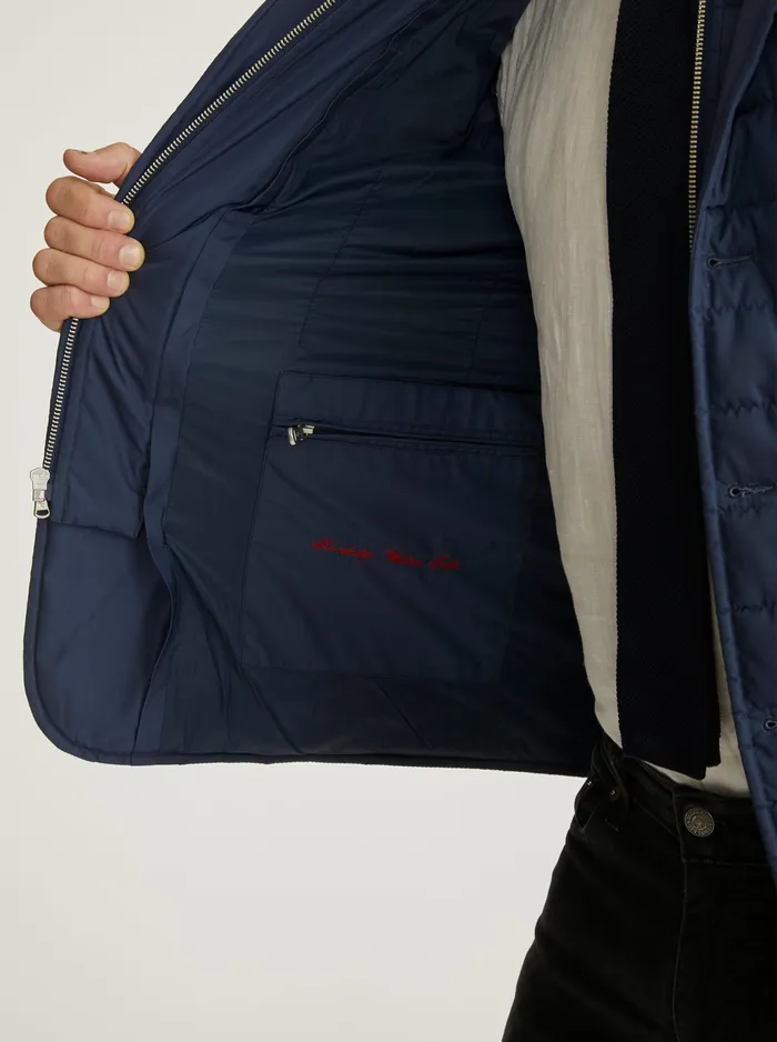 Robert Graham Outerwear Men QUILTED JACKET Navy