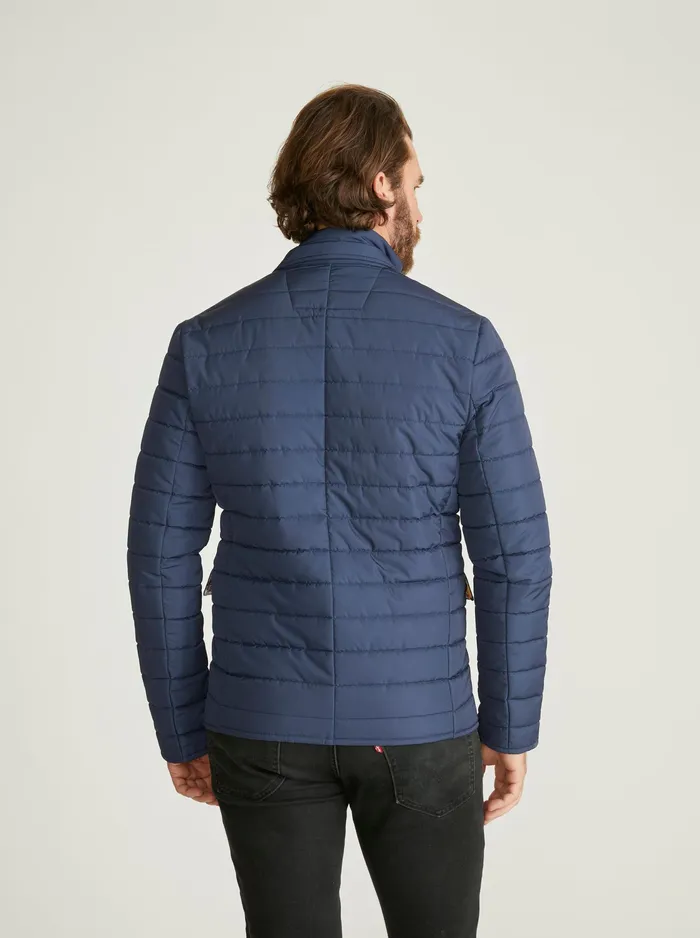 Robert Graham Outerwear Men QUILTED JACKET Navy