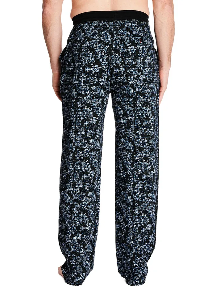 Robert Graham Pajamas and Underwear Men PRINTED PJ PANT Black