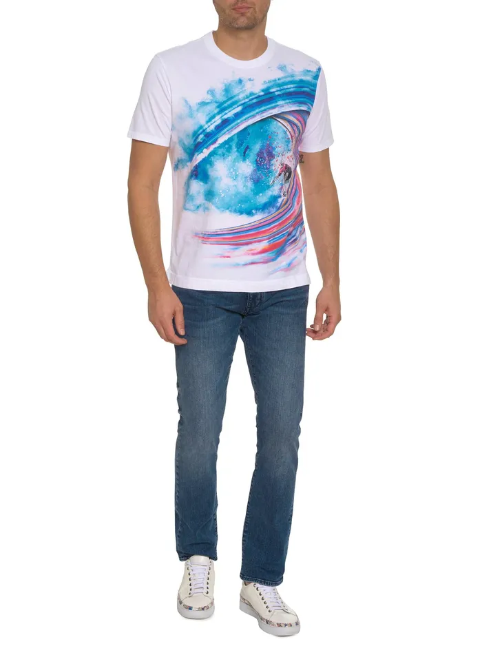 Robert Graham Polos and TShirts Men AERIAL SKULL GRAPHIC TSHIRT White