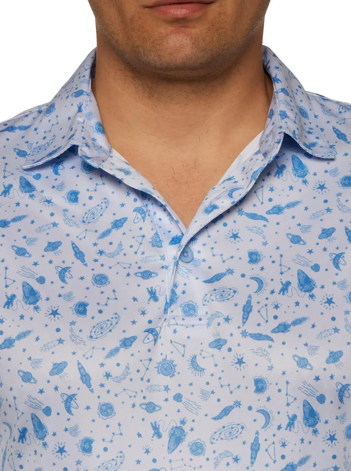 Robert Graham Polos and TShirts Men ASTERIOD PERFORMANCE POLO Seafoam