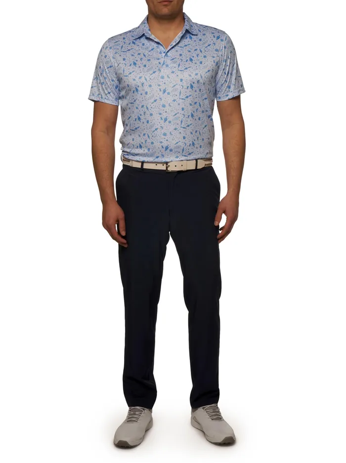 Robert Graham Polos and TShirts Men ASTERIOD PERFORMANCE POLO Seafoam
