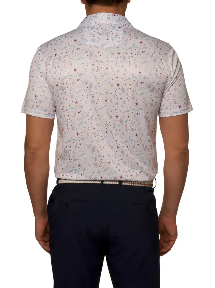 Robert Graham Polos and TShirts Men ASTERIOD PERFORMANCE POLO Seafoam