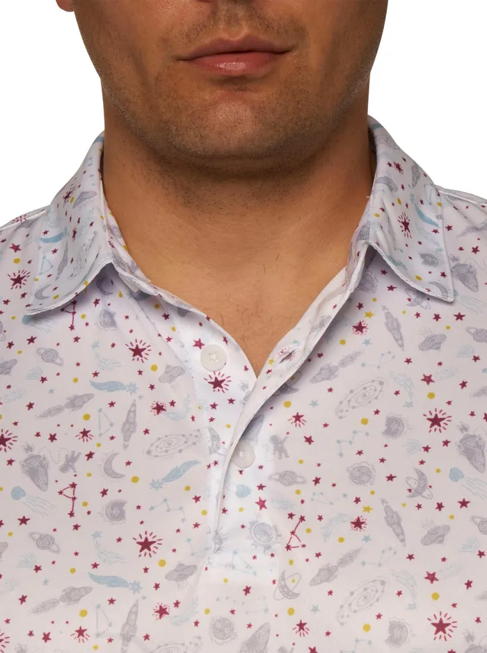Robert Graham Polos and TShirts Men ASTERIOD PERFORMANCE POLO Seafoam
