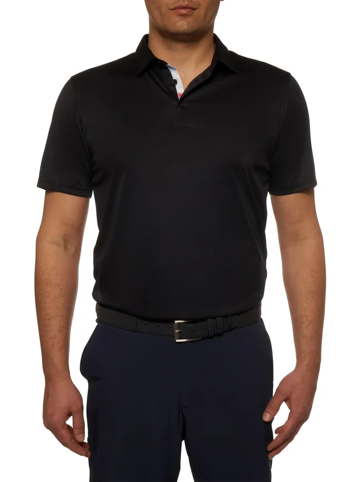 Robert Graham Polos and TShirts Men AXELSEN PERFORMANCE POLO Cobalt