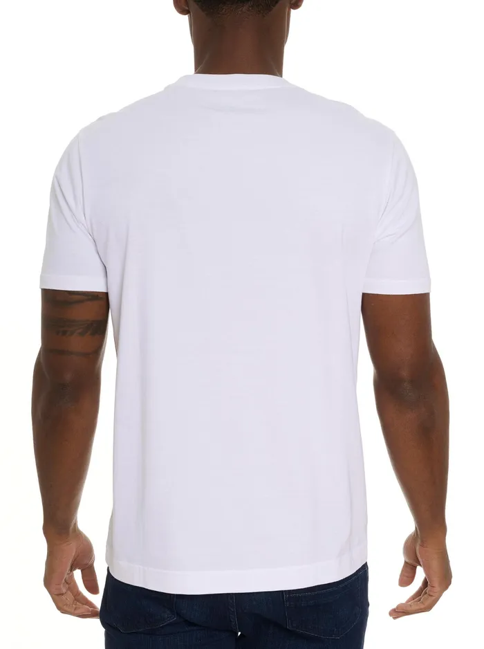 Robert Graham Polos and TShirts Men COLLAGE SKULL TSHIRT White
