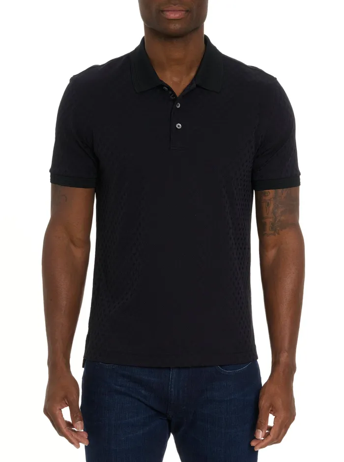Robert Graham Polos and TShirts Men ELIAS POLO Black