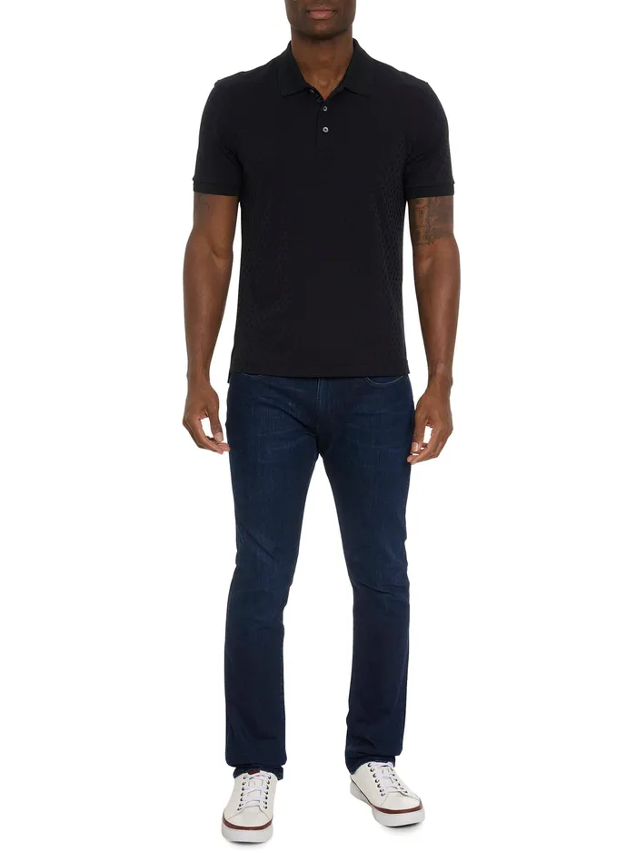 Robert Graham Polos and TShirts Men ELIAS POLO Black
