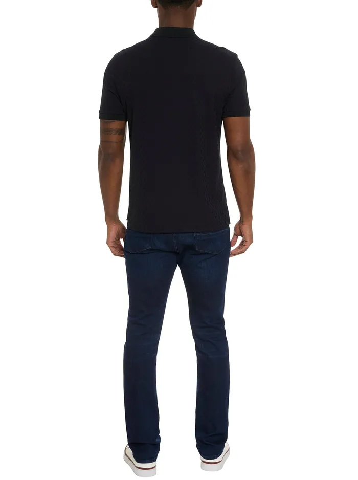 Robert Graham Polos and TShirts Men ELIAS POLO Black