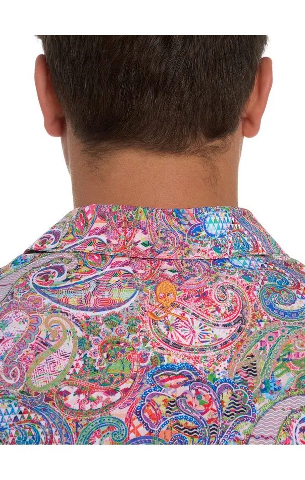 Robert Graham Polos and TShirts Men GOLDBERG PERFORMANCE POLO Grey